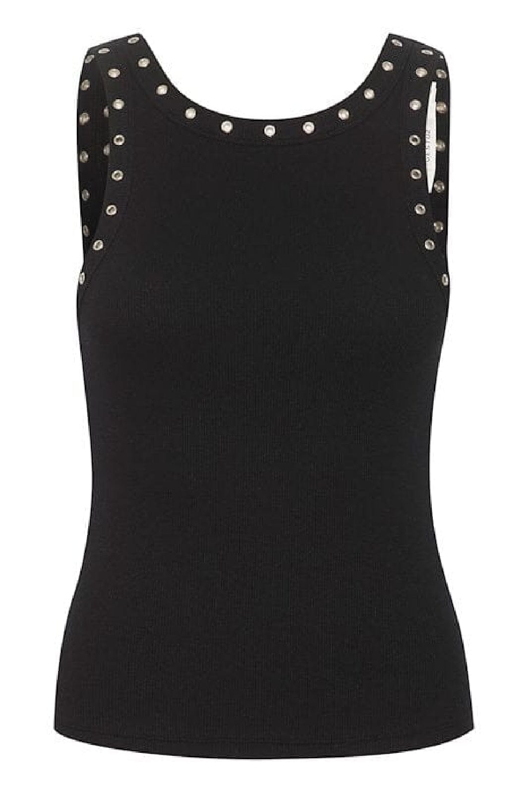 Gestuz DrewGZ eyelet tank top black