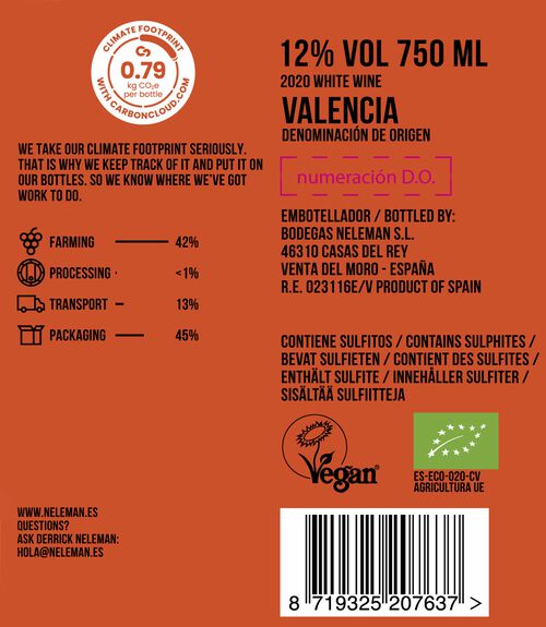 Neleman chardonnay sauvignon blanc - 0,75 L