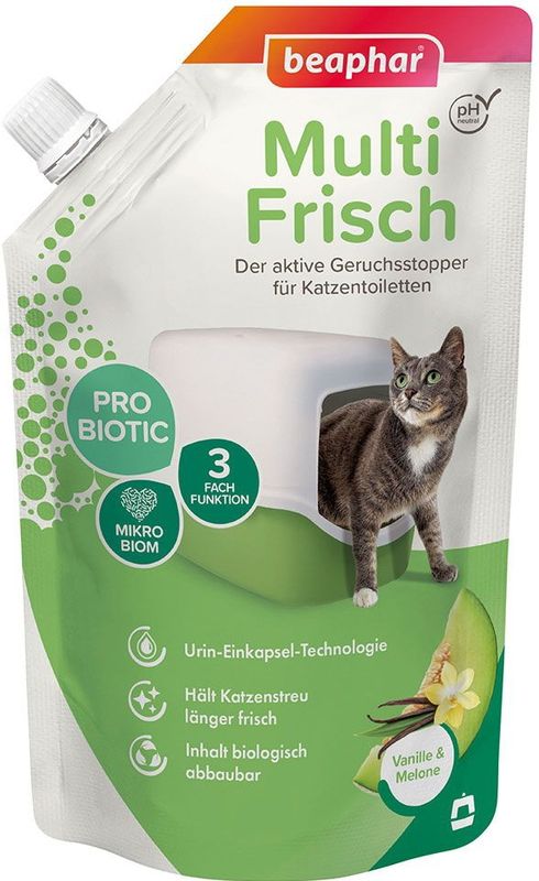 Beaphar - Multi-Fris - Kattenbakvulling - pH-neutraal - Biologisch afbreekbaar