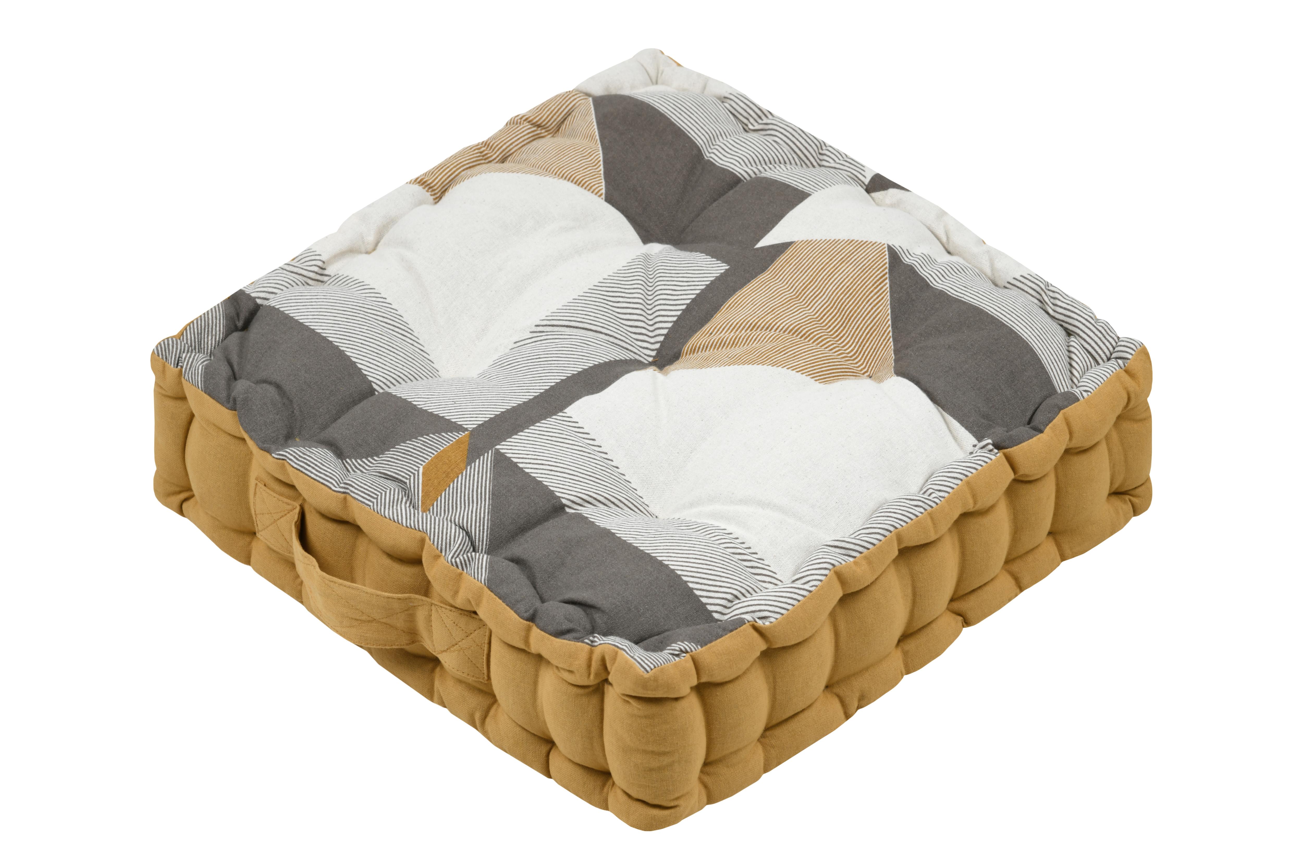 SIRIUS COUSSIN SOL 45X45X10CM TAUPE