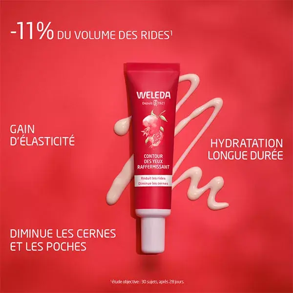 Creme firmador para contorno dos olhos Weleda Romã e Maca 12ml