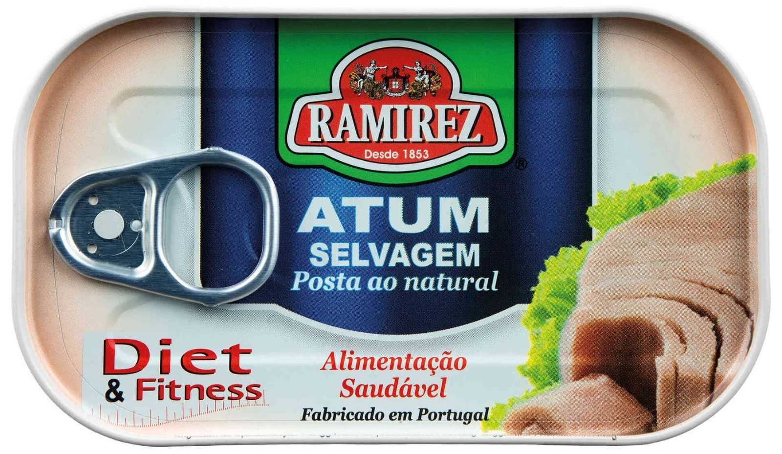 Atum Selvagem Ramirez em Água Natural 120g