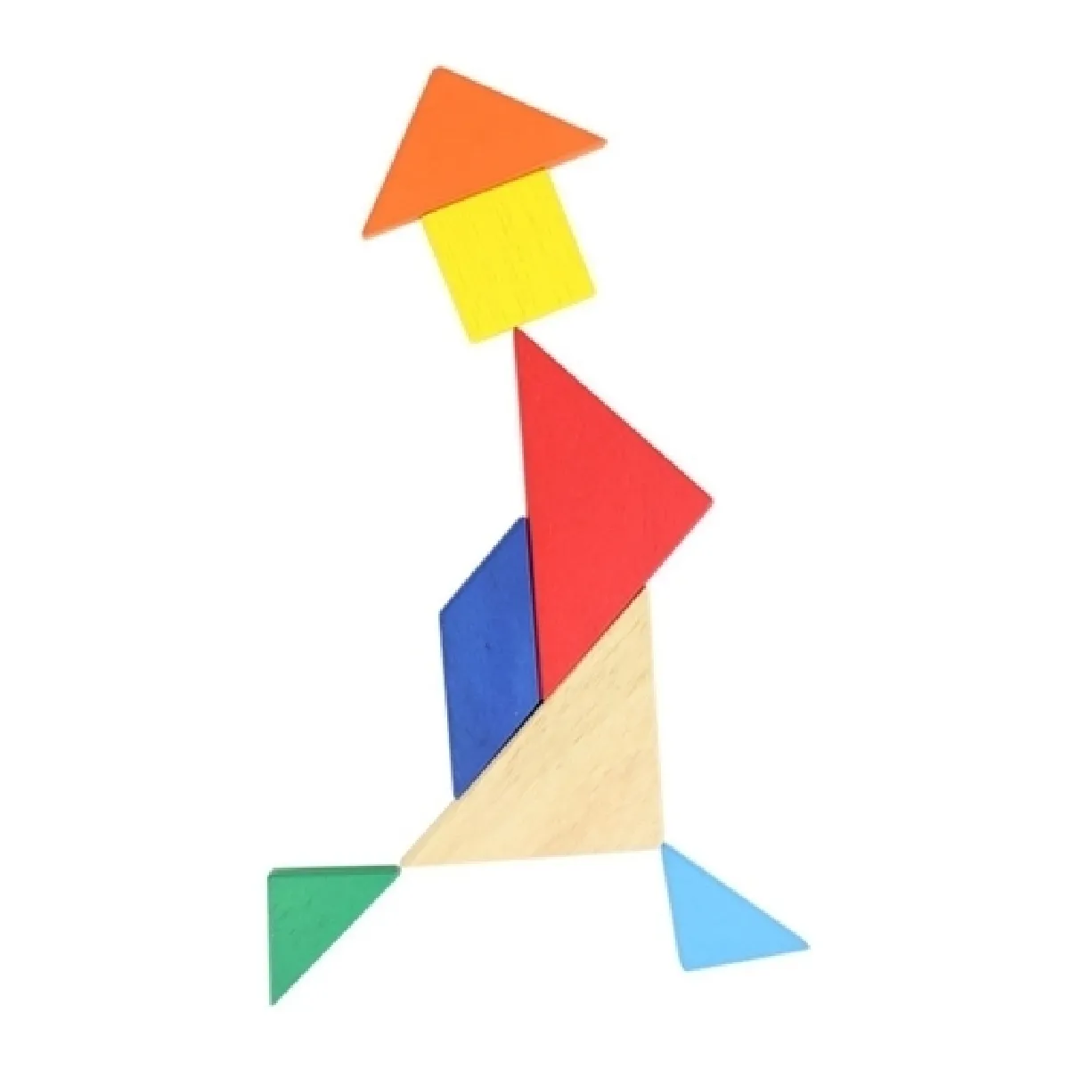 Wewoo Tangram Puzzle en bois