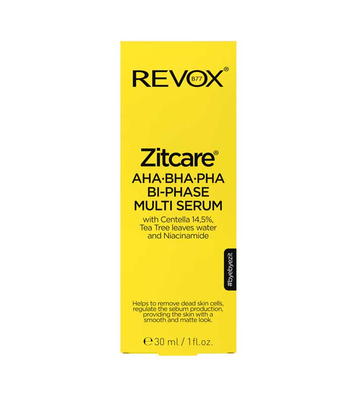 Revox - *Zitcare* - Soro bifásico AHA BHA PHA multifásico