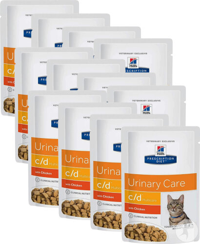 Hill's Pet Nutrition Prescription Diet C/D Multicare Urinary Care Feline 12x85g
