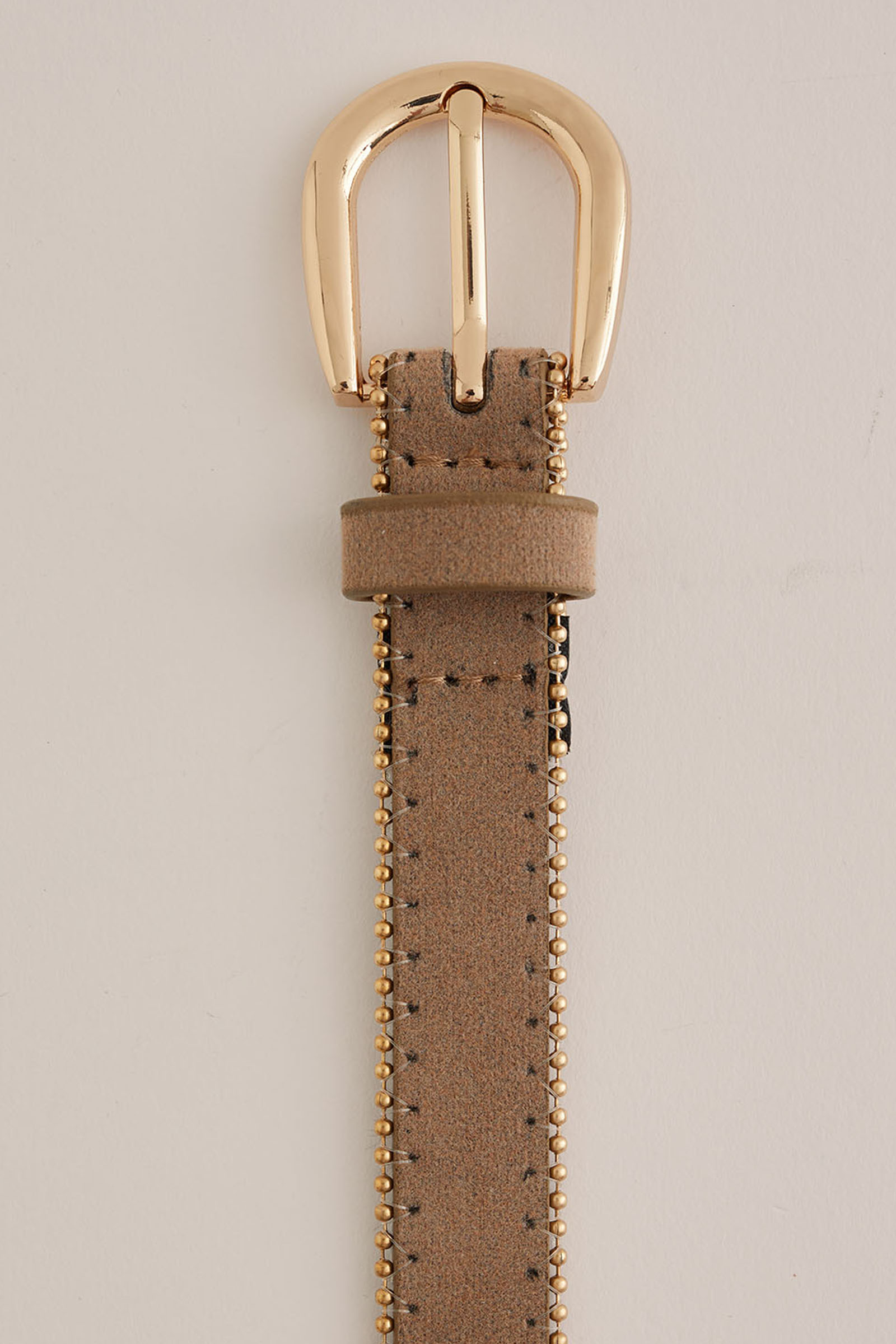 ceintuur met metaaldetails WE Fashion Kaneelbruin