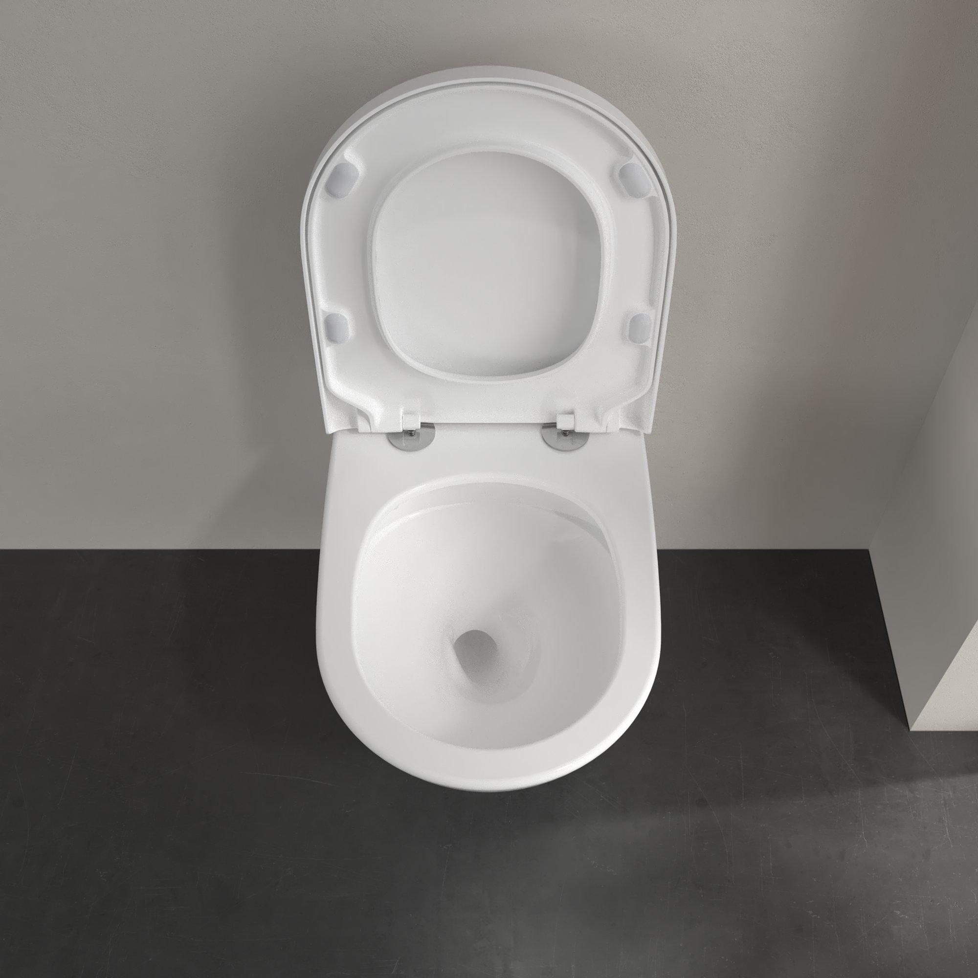 Villeroy & Boch Subway 3.0 randloos toilet CeramicPlus met TwistFlush en AntiBac wit glans