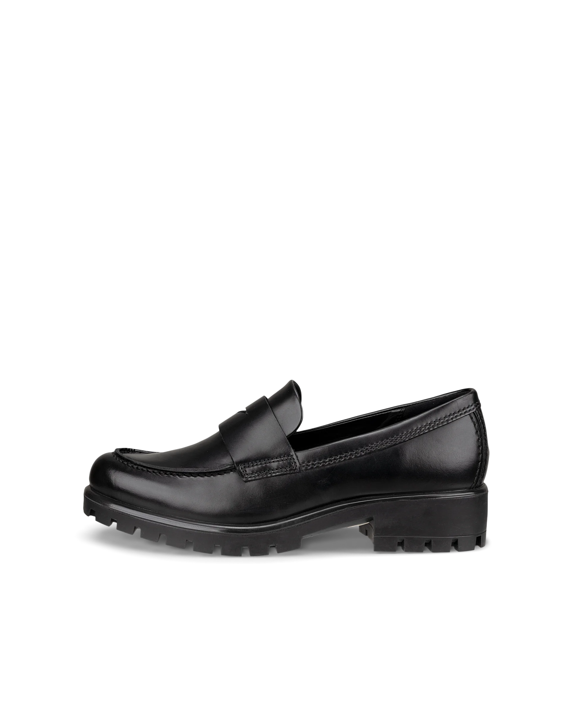 ECCO MODTRAY W Damen Lederloafer Schwarz