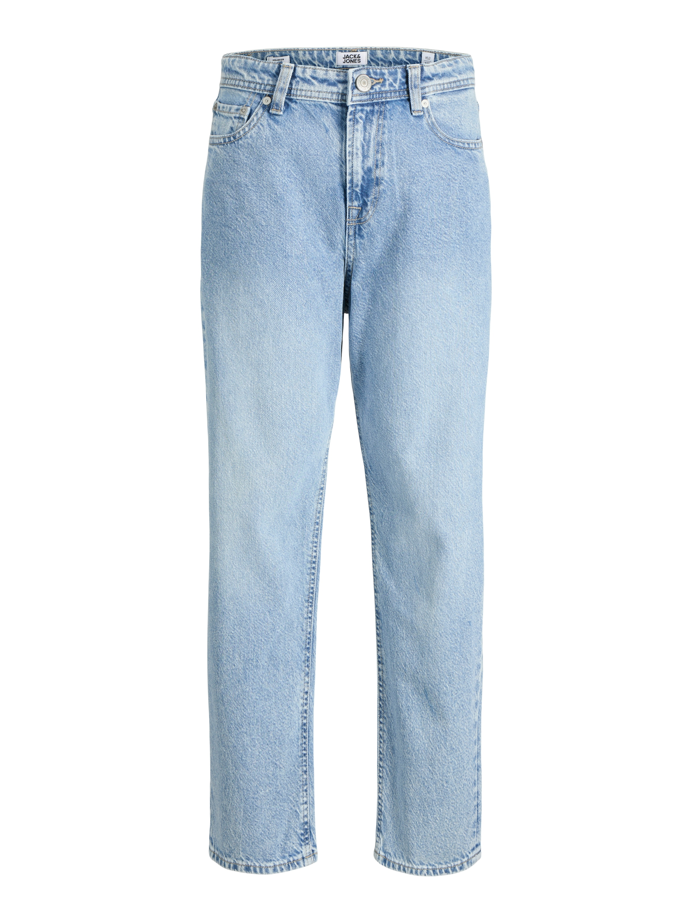 Jack & Jones Junior Relax-fit-Jeans »JJICHRIS sitzt bequem und ist ideal für den Alltag« Abriebeffekte, modisch, relaxed fit, Denim