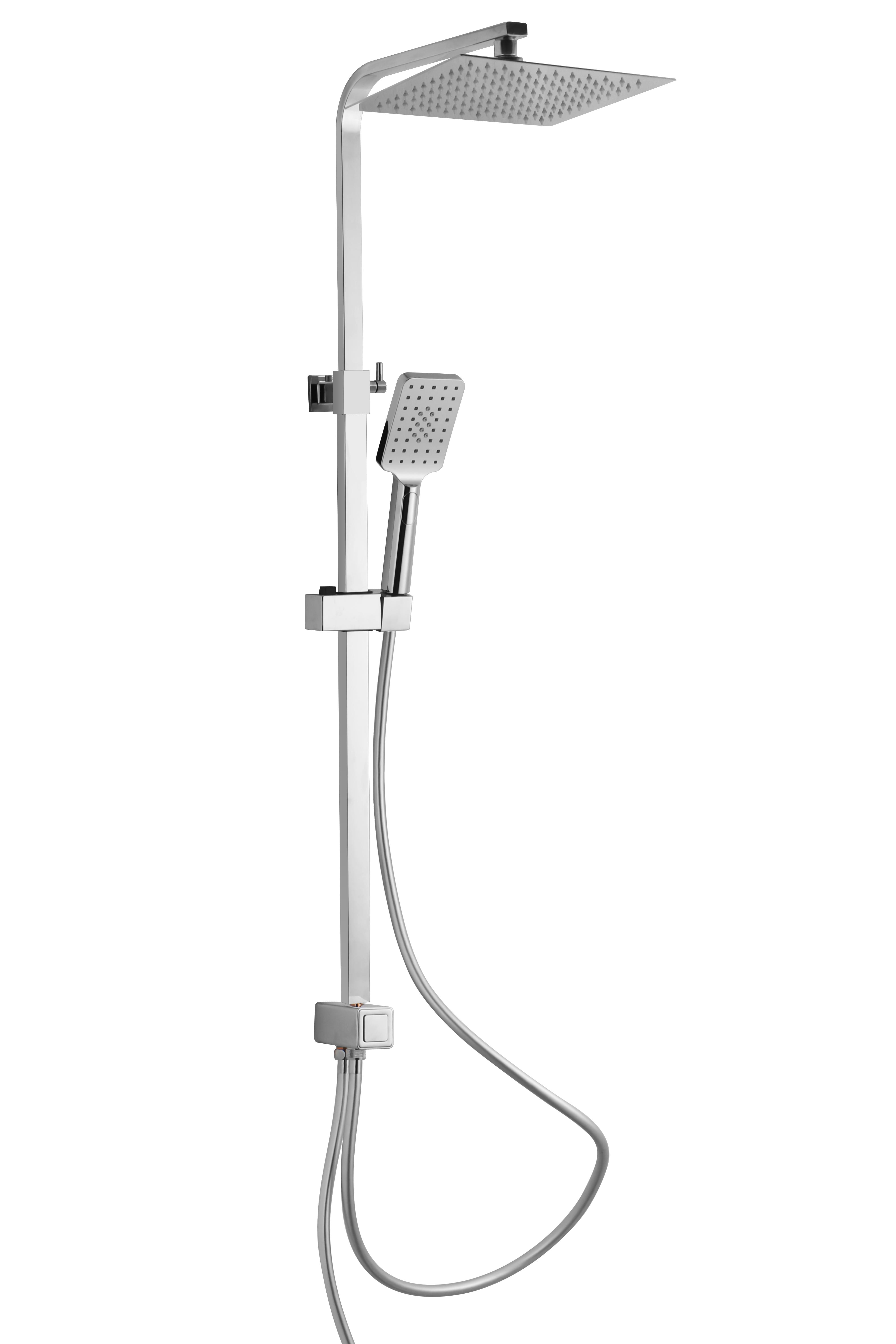 SCHÜTTE Duschset SILVER RAIN mit Regendusche und Handbrause, Chrom