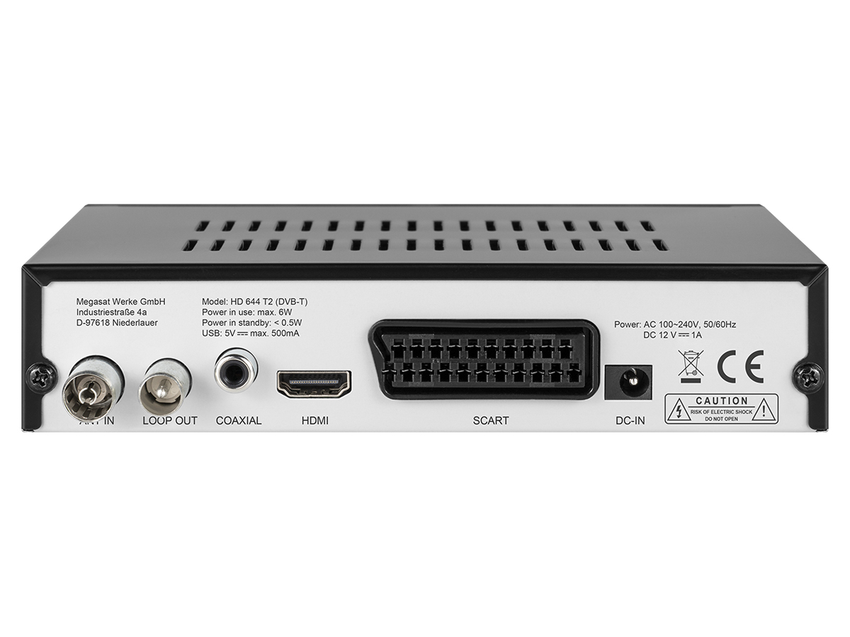 Megasat HD 644 T2 ontvanger
