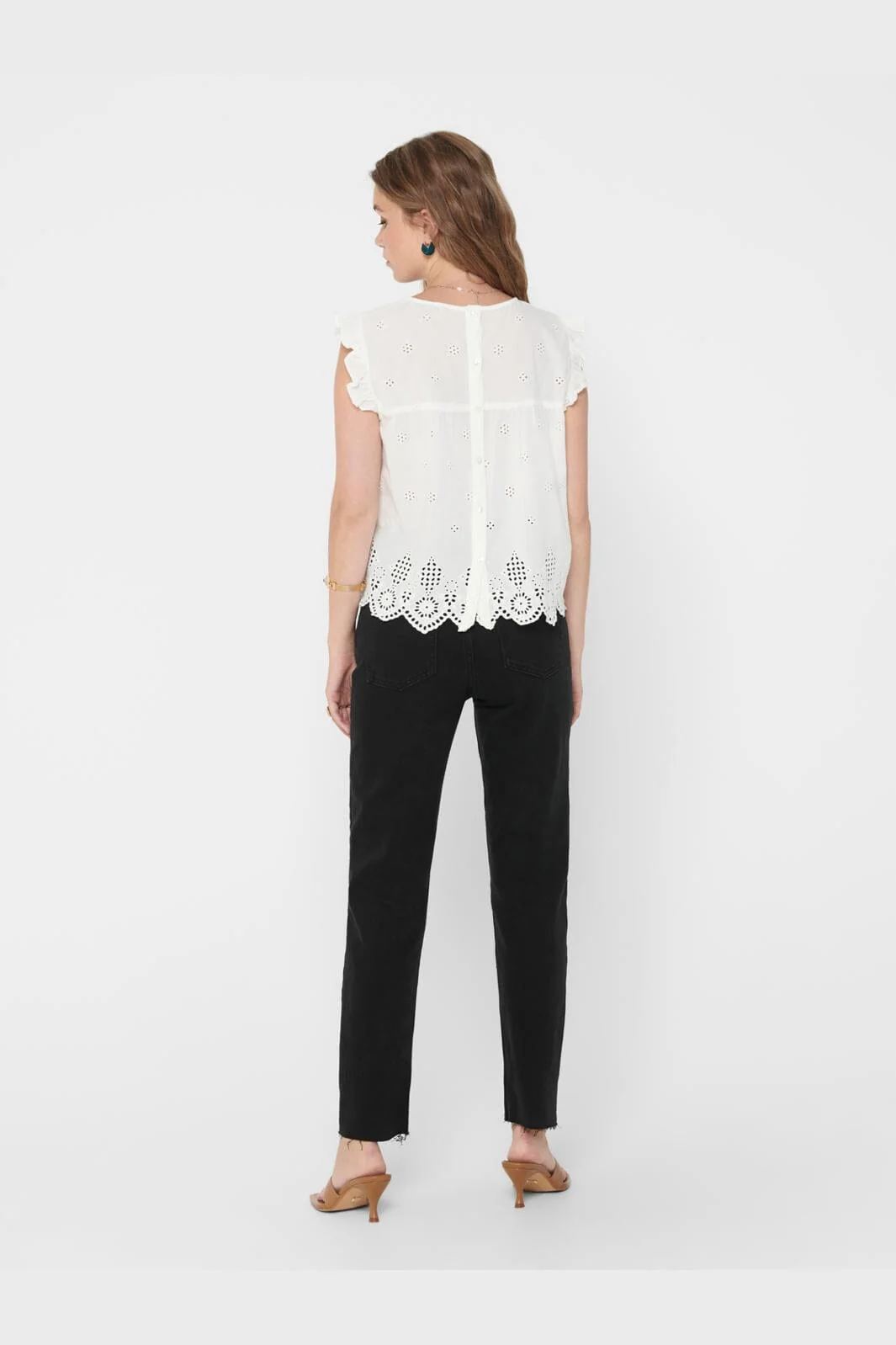 Only Onlsilla S/L Frill Top