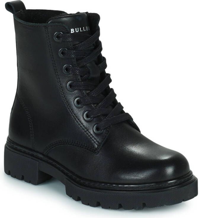 Bullboxer Ajs500 Veterboots Laarzen Met Veters Zwart