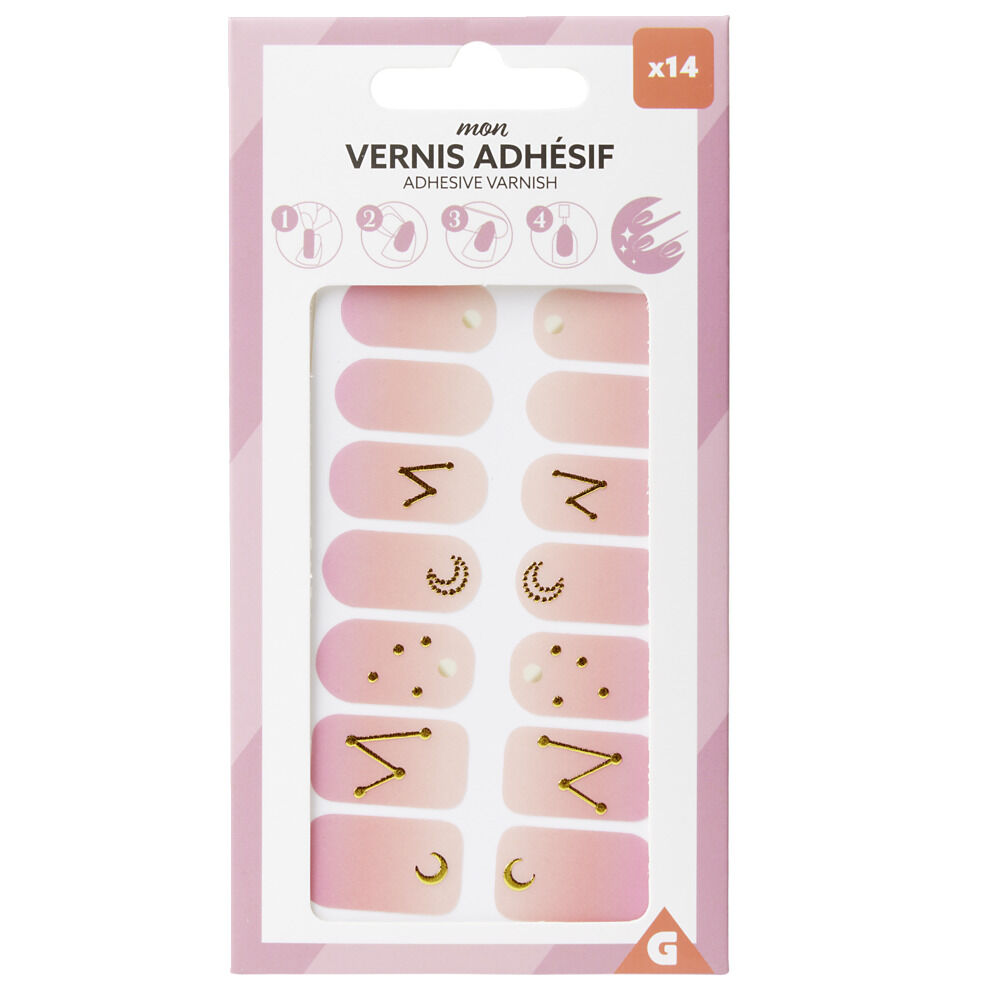 Stickers pour ongles x24 autocollants