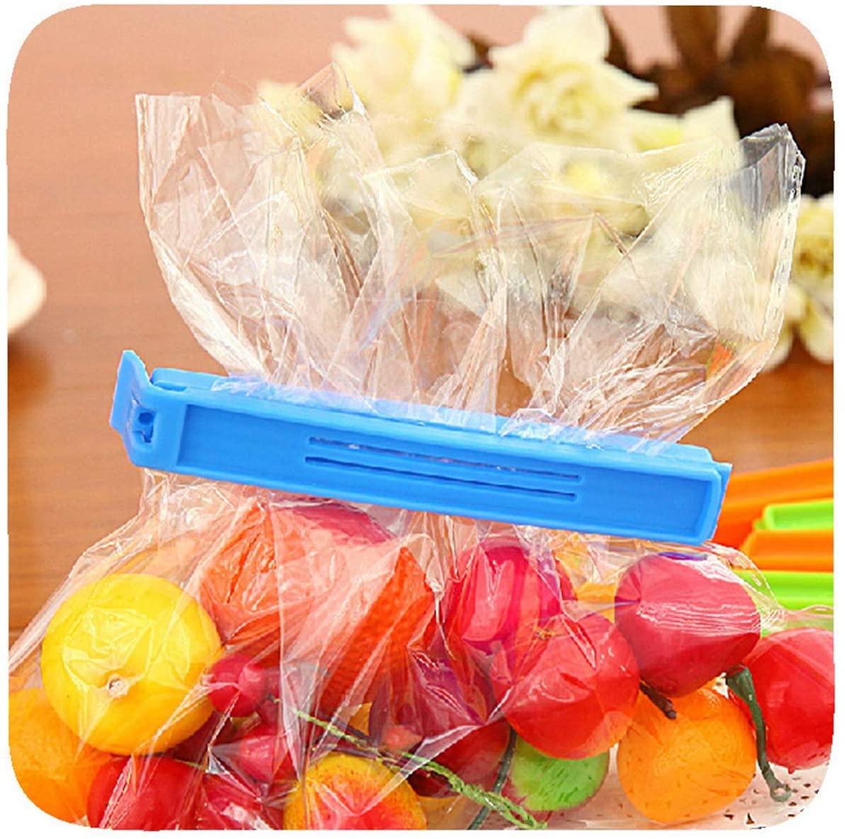 (30er Set) 11cm Bunte Beutel Verschlussclips Lebensmittel Aufbewahrungs Klammern