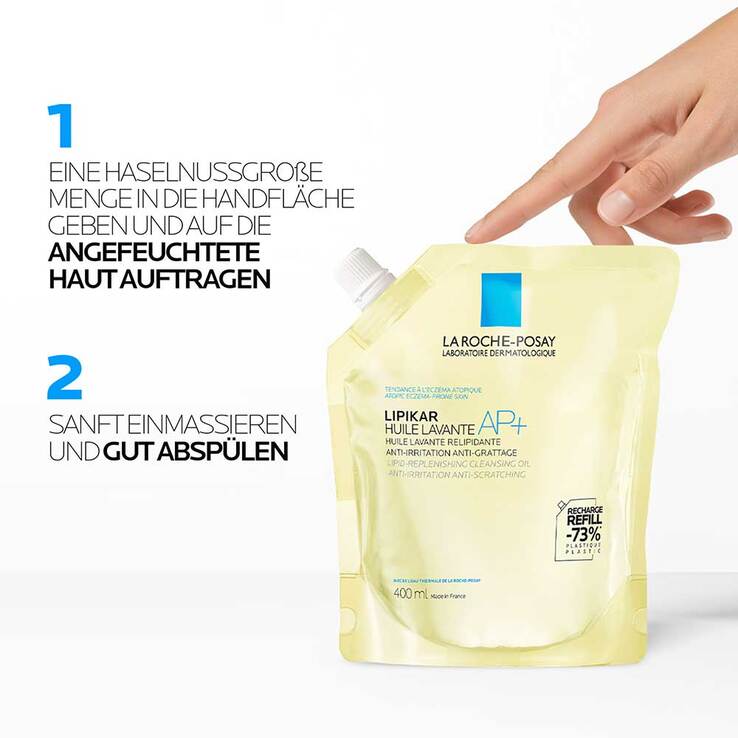 La Roche-Posay Lipikar Dusch- und Badeöl AP + , 400 ml