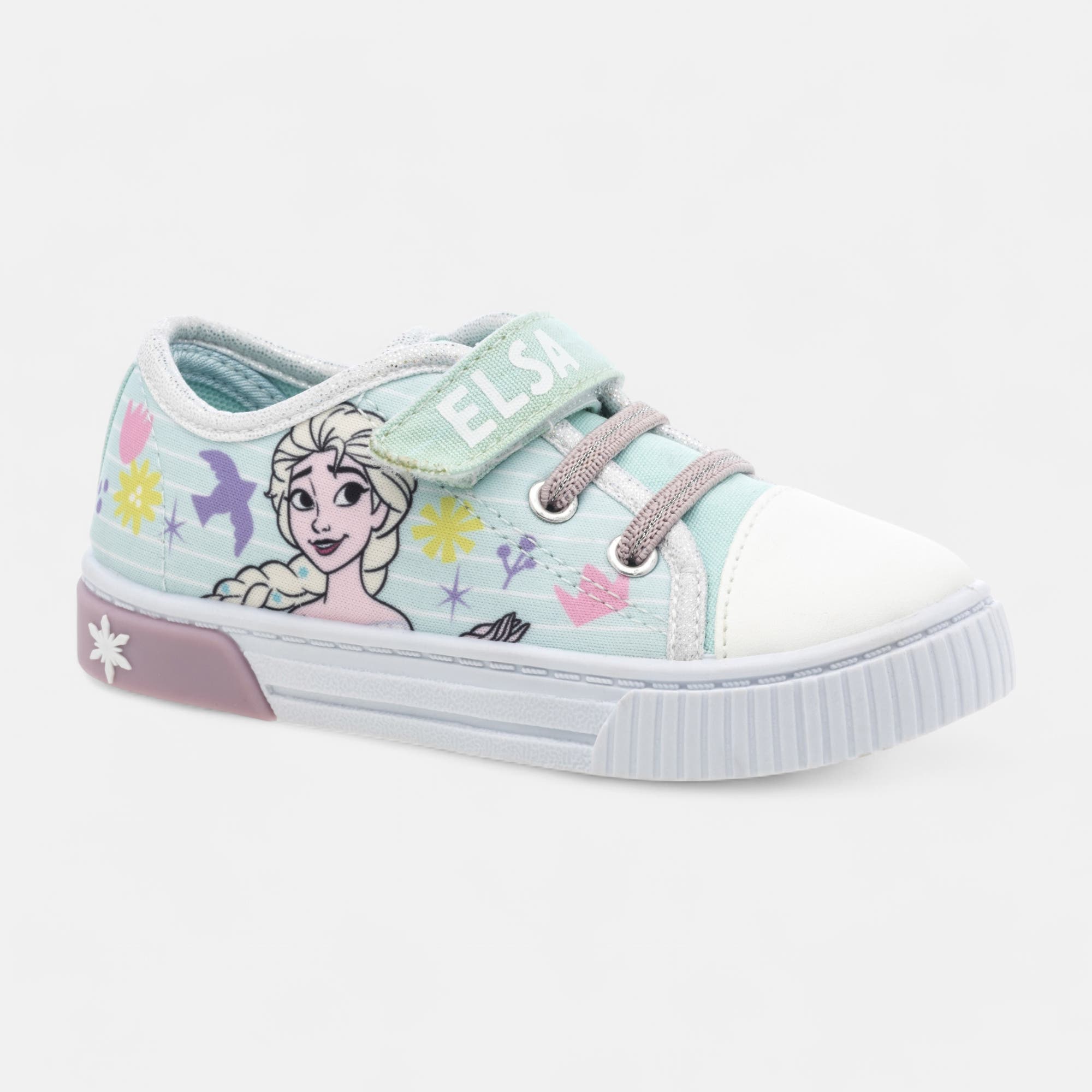 Baskets en toile Fille bleu