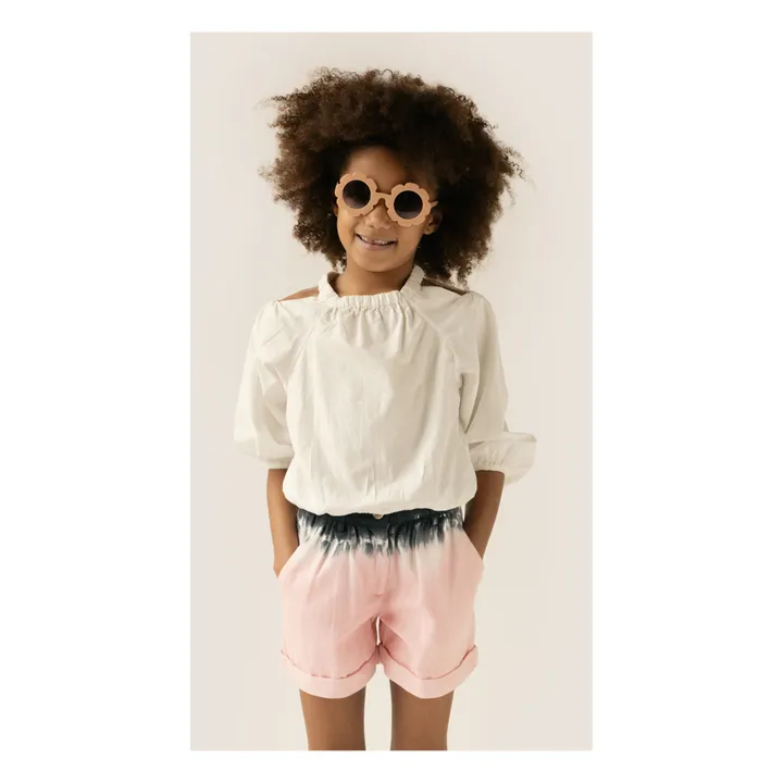 Simple Kids Blouse Popeline Date | Blanc