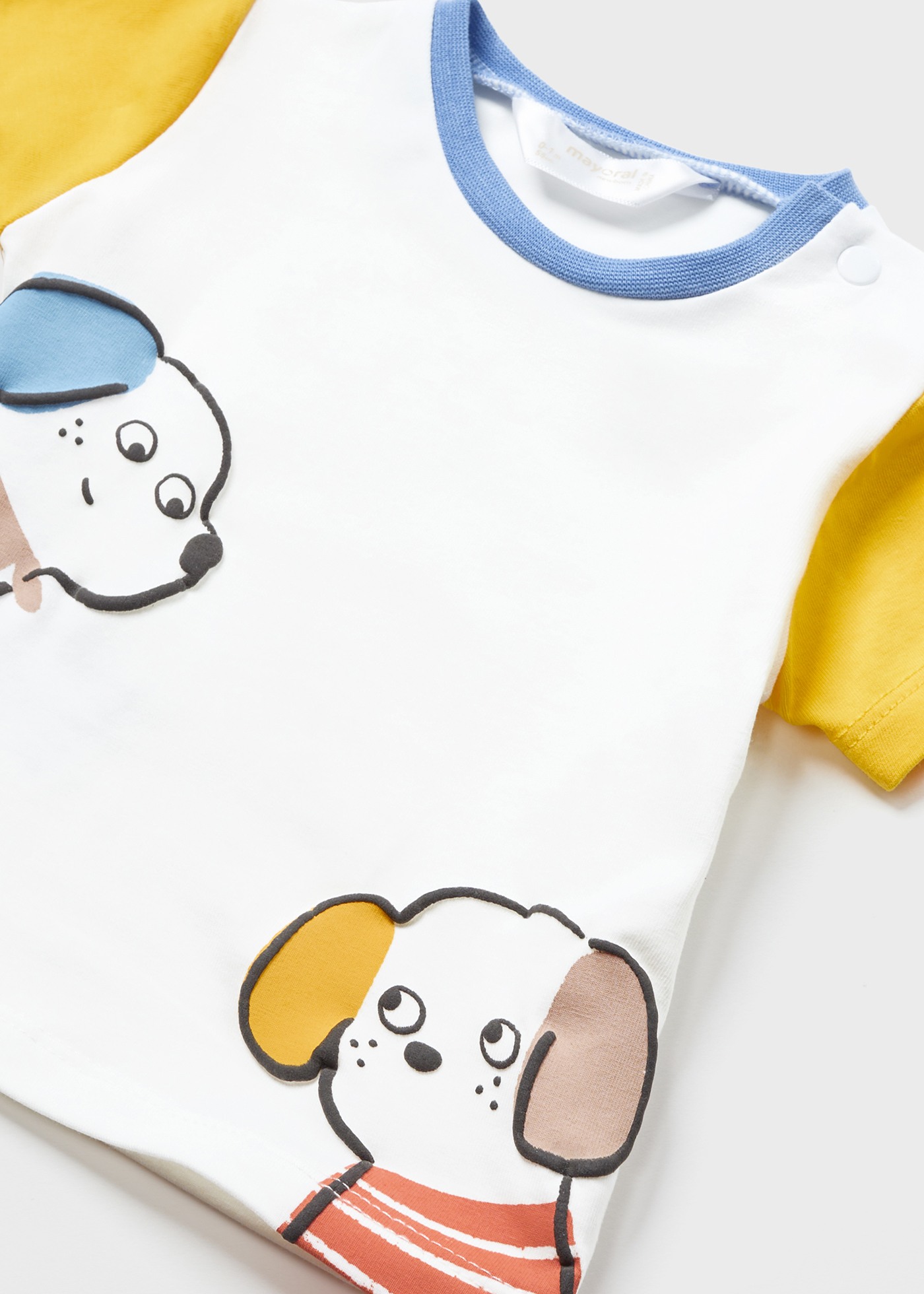 Conjunto de algodão com 4 peças para recém-nascido
