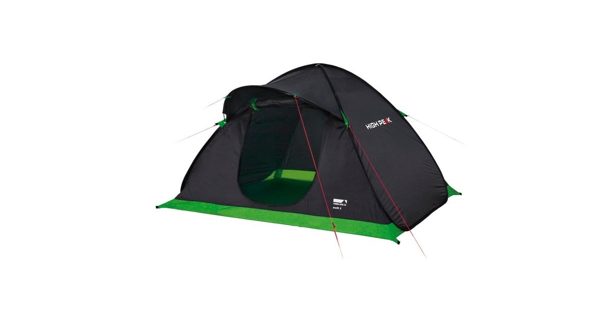 High PeakSwift 3P tent  (Zwart/groen)