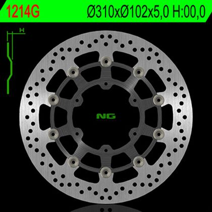 Disque de frein Rond NG flottant
