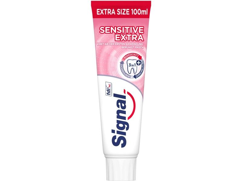 Signal Zahnpasta Sensitive Extra 100 ml Zahncreme schützt vor Karies