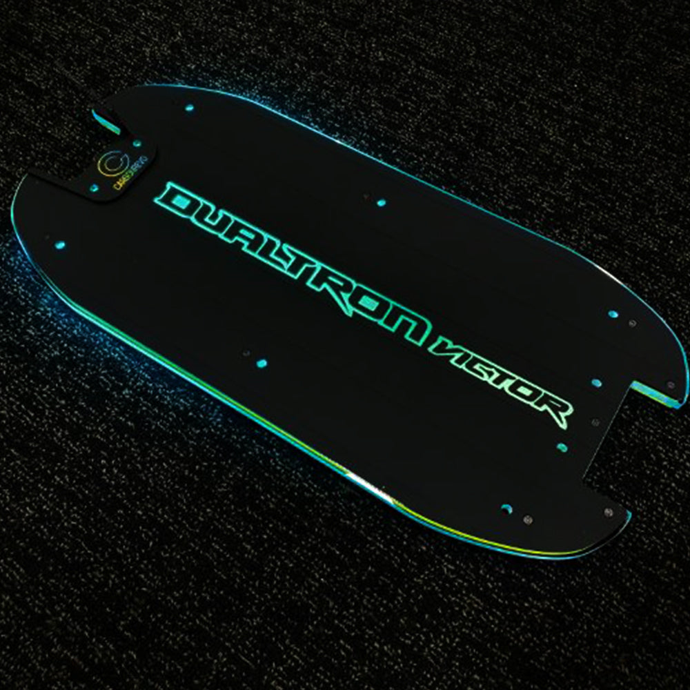 Plateau Deck Lumineux Dualtron Victor de CarbonRevo (Finition Noir Mat)
