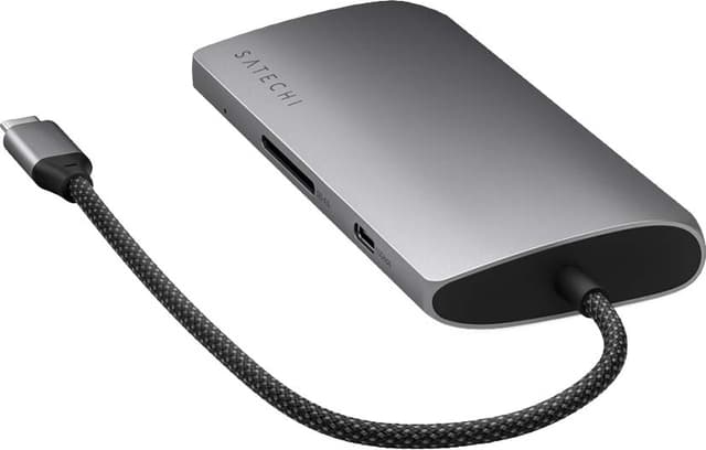 Satechi USB-C 8K Ethernet V3 Multiport USB-hub (Space Grey)