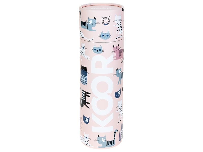 KOOR Trinkflasche Gatti 500 ml Thermosflasche