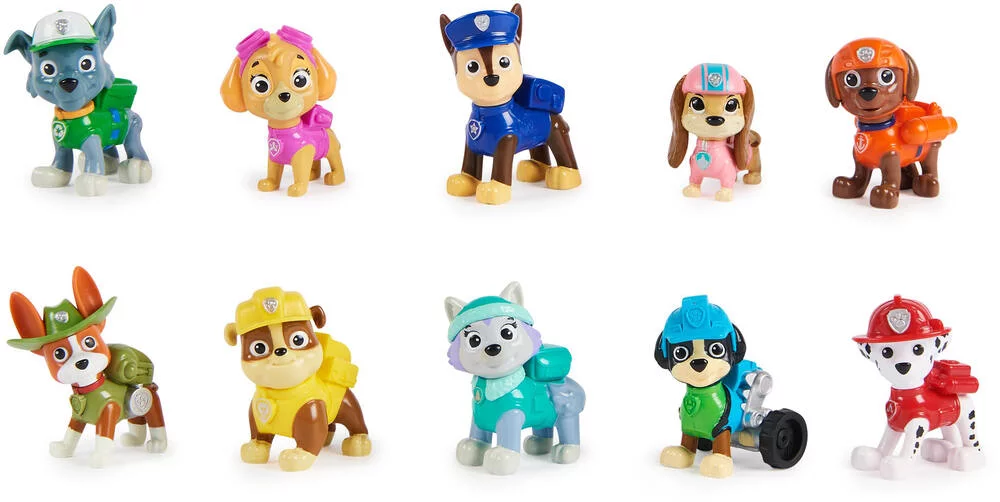 PAT' PATROUILLE - MULTIPACK FIGURINES 10E ANNIVERSAIRE