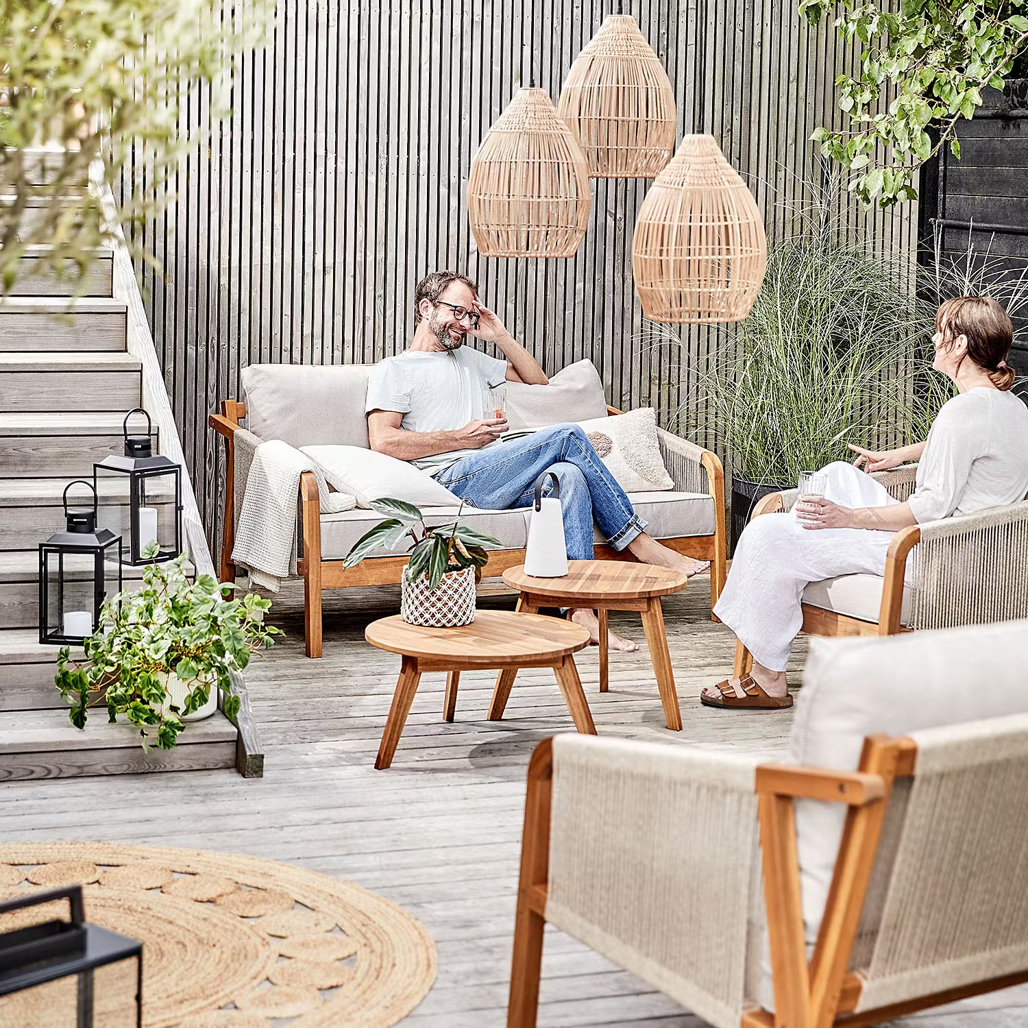 ROPE ISLAND Loungeset 4-tlg.