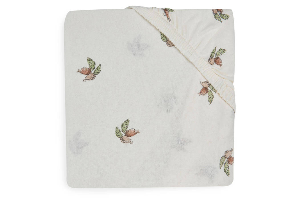 katoenen jersey ledikant hoeslaken 70x140cm - Rosehip