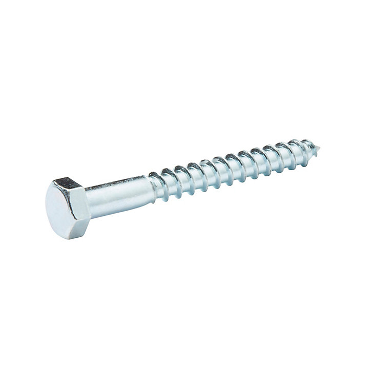 Tirefonds DIN 571 zingués 8x70 mm - 10 pièces