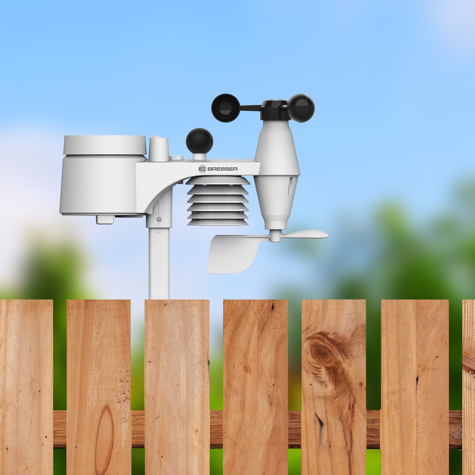 BRESSER 8-in-1 ClearViewTB Wetterstation