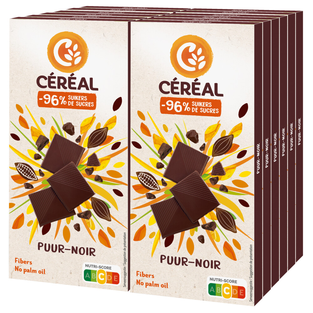12x Céréal Chocotablet Puur80 gr
