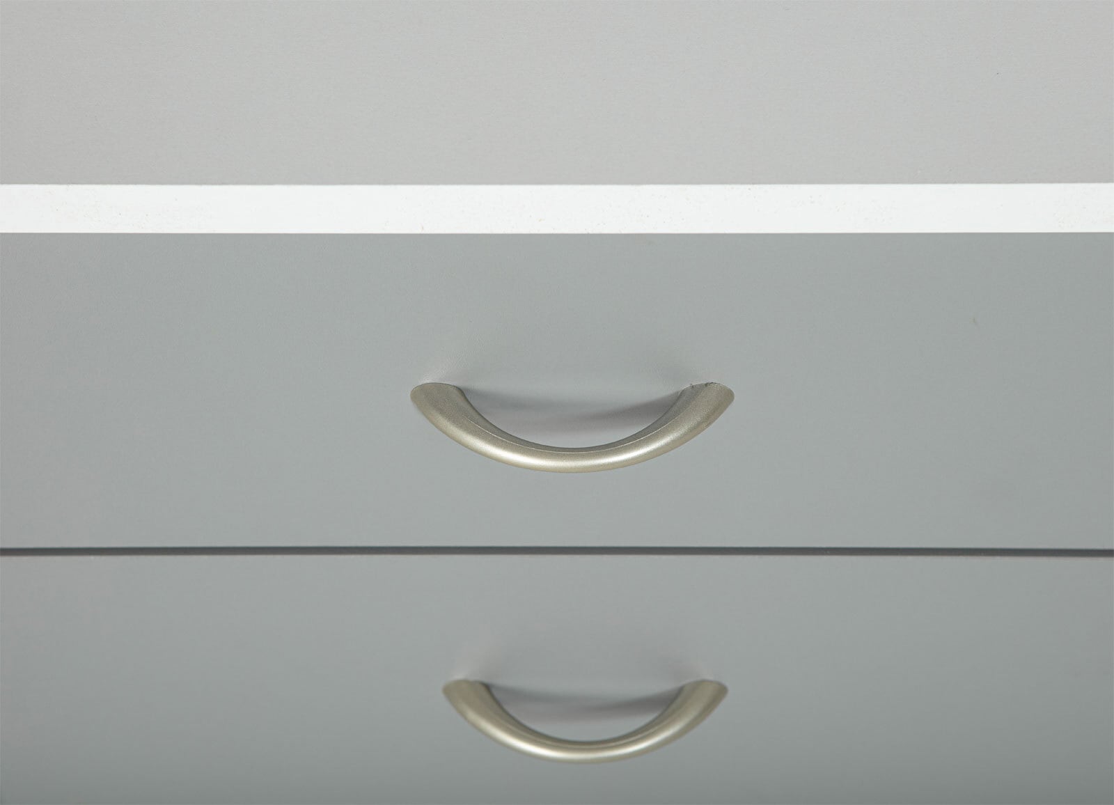Rollcontainer Samuel 36x65x40 cm weiß/grau