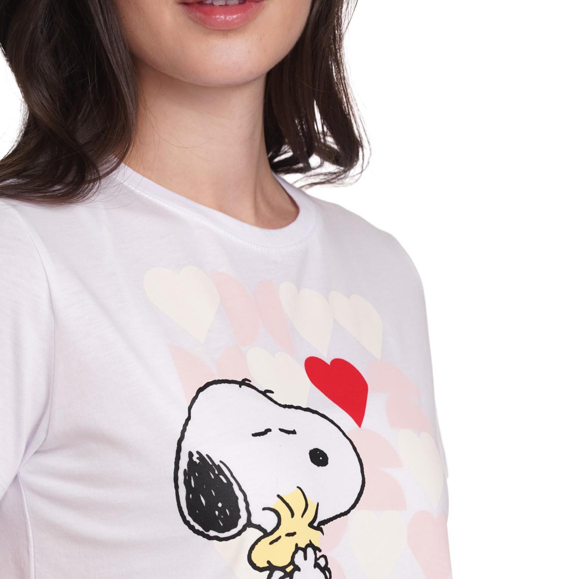 Gina Peanuts T-Shirt mit Print weiss