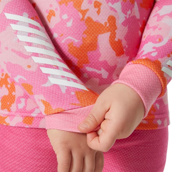 Ensemble thermique HELLY HANSEN K GRAPHIC LIFA MERINO SET DRAGON FRUIT