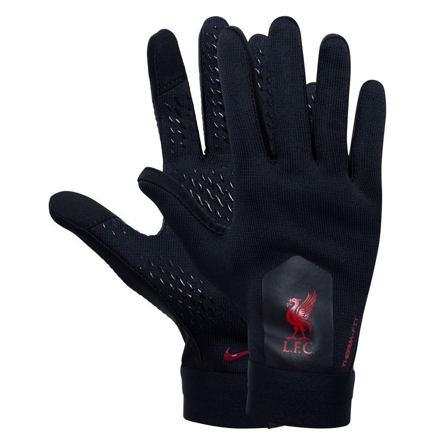 Liverpool Gants de Joueur Academy Therma-FIT - Noir Enfant