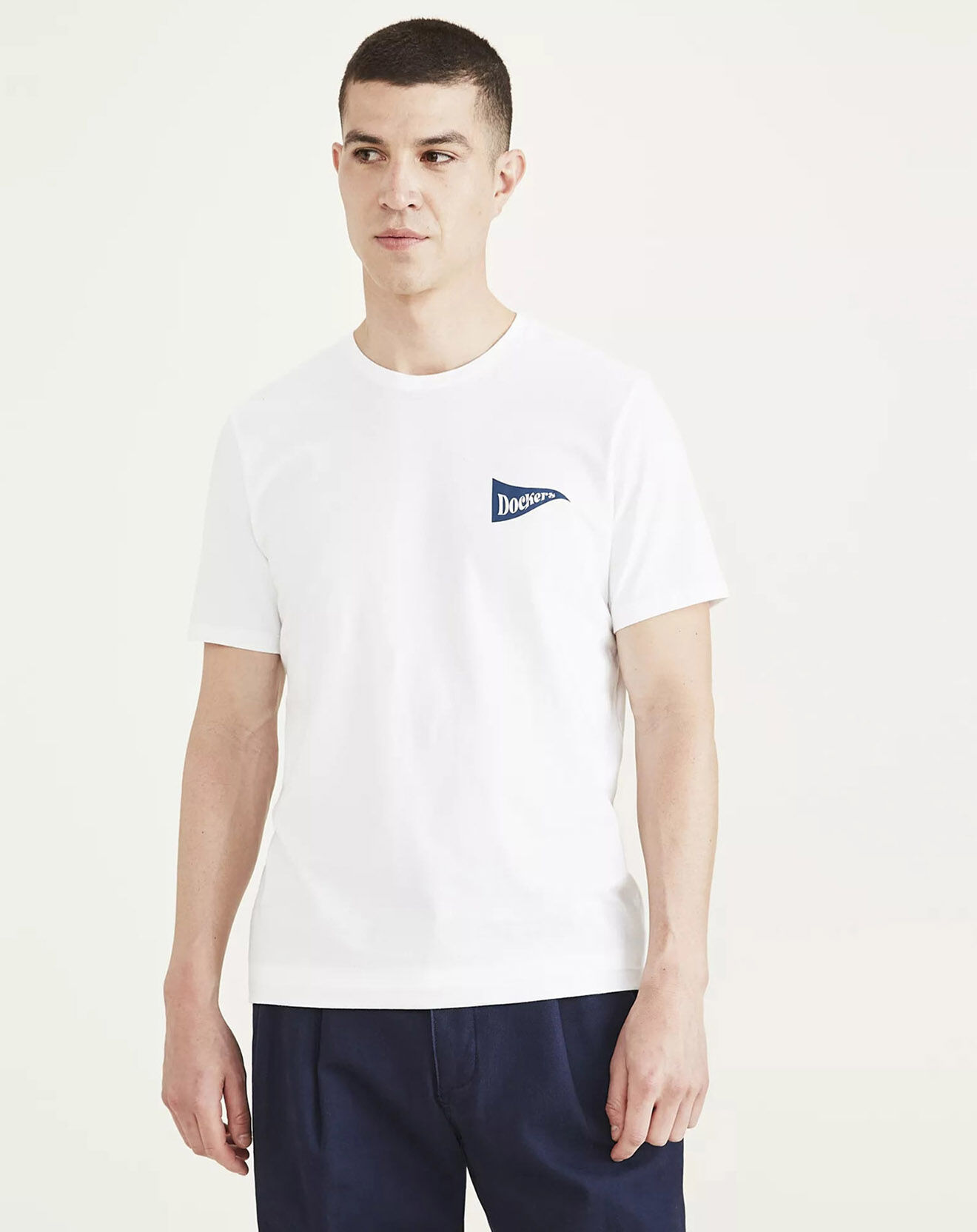 Dockers T-Shirt Logo blanc