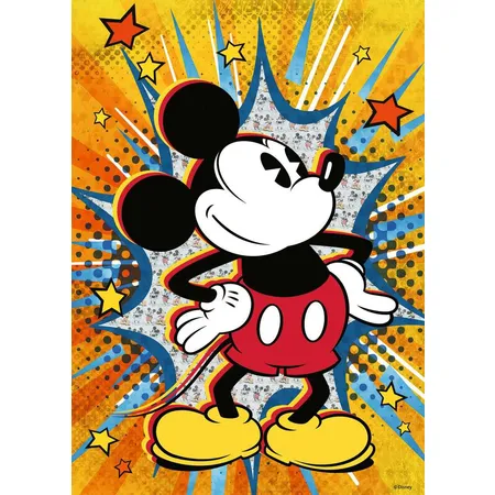 Ravensburger Puzzle - Disney: Retro Mickey, 1000 Teile
