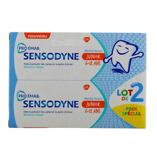 Sensodyne Junior Pro-émail Dentifrice 6-12 ans