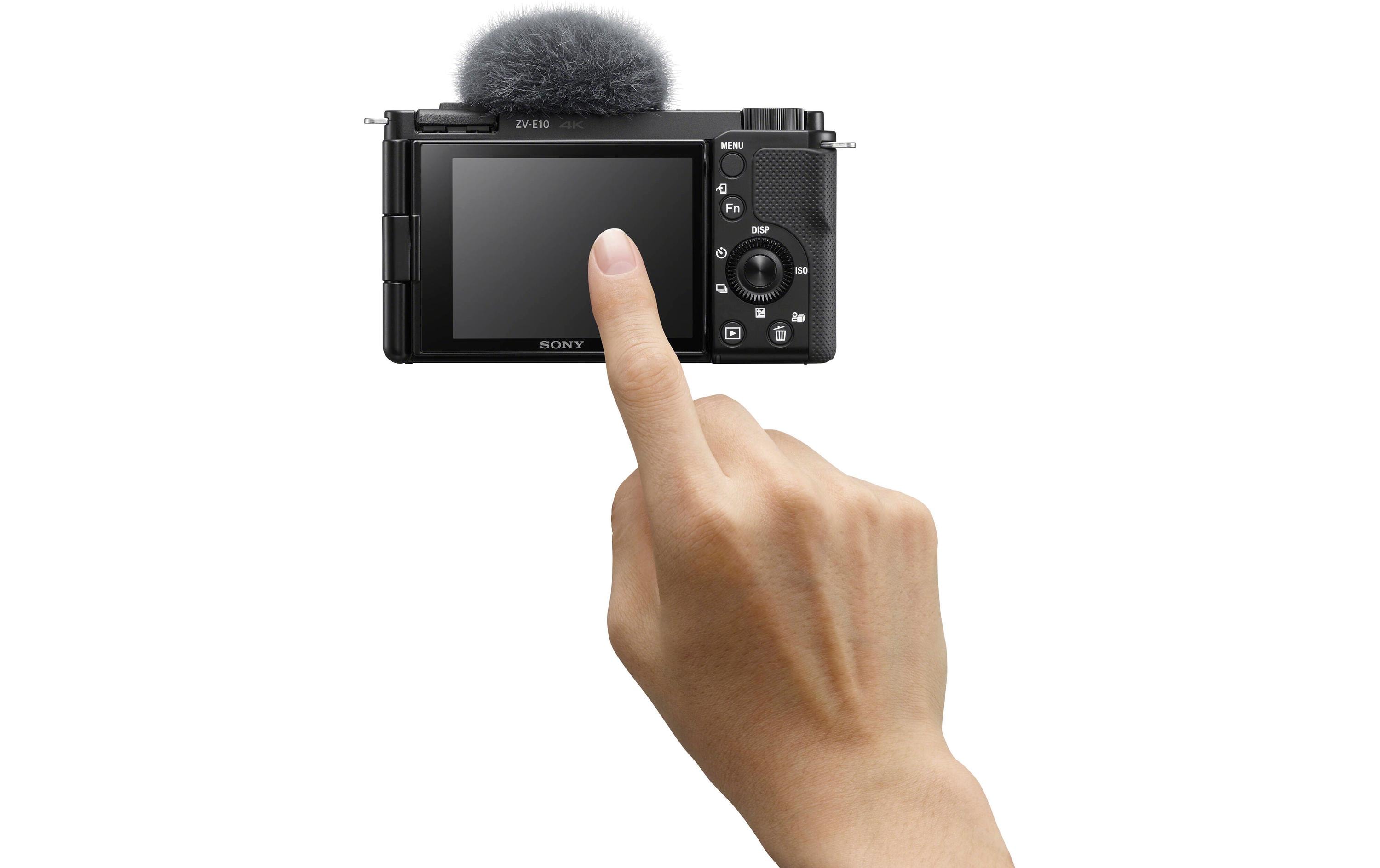 Fotokamera ZV-E10 Body<br>Beeindruckende Kamera für Vlogs