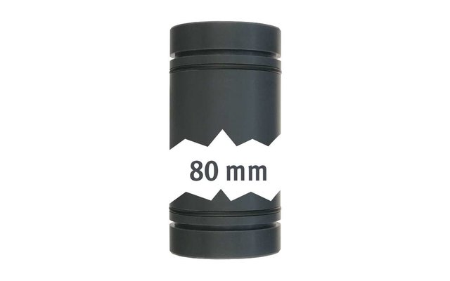 Lilie Rohr 40mm, beidseitig mit O-Ring