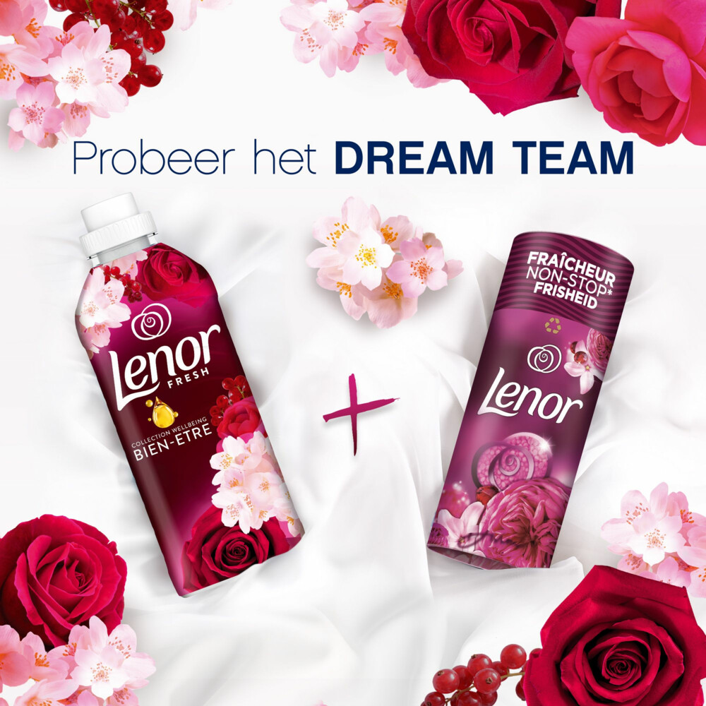 8x Lenor Wasverzachter Jasmijn & Rose de Mai 56 Wasbeurten1176 ml