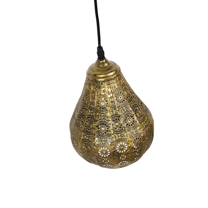 Oosterse hanglamp goud 17,5cm - Billa Dia