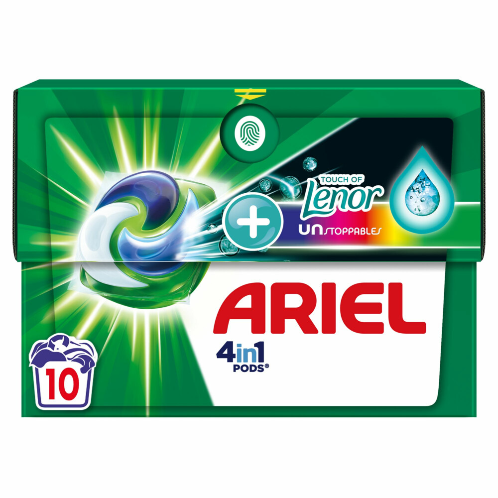 Ariel 4in1 Wasmiddel Pods Color Lenor Unstoppables10 stuks