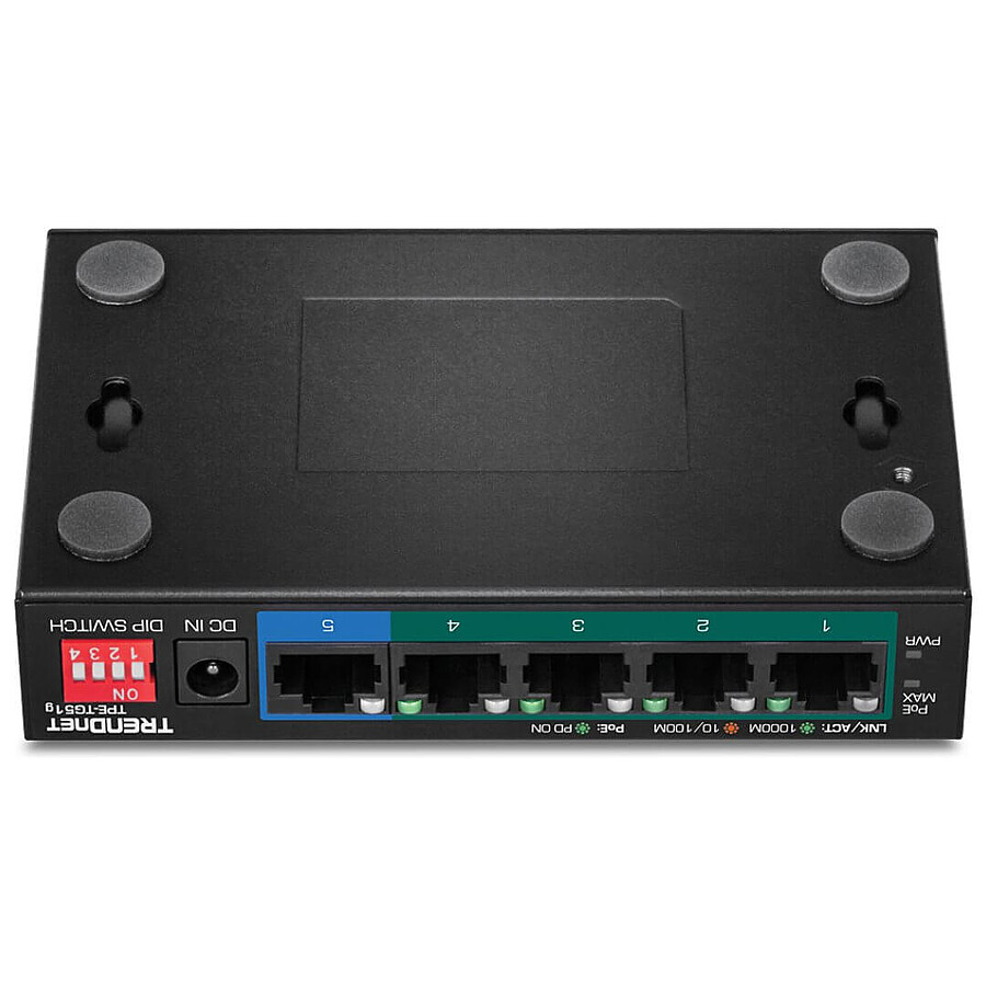 TrendNet TPE-TG51G - Switch 5 ports PoE+ Gigabit - longue portée