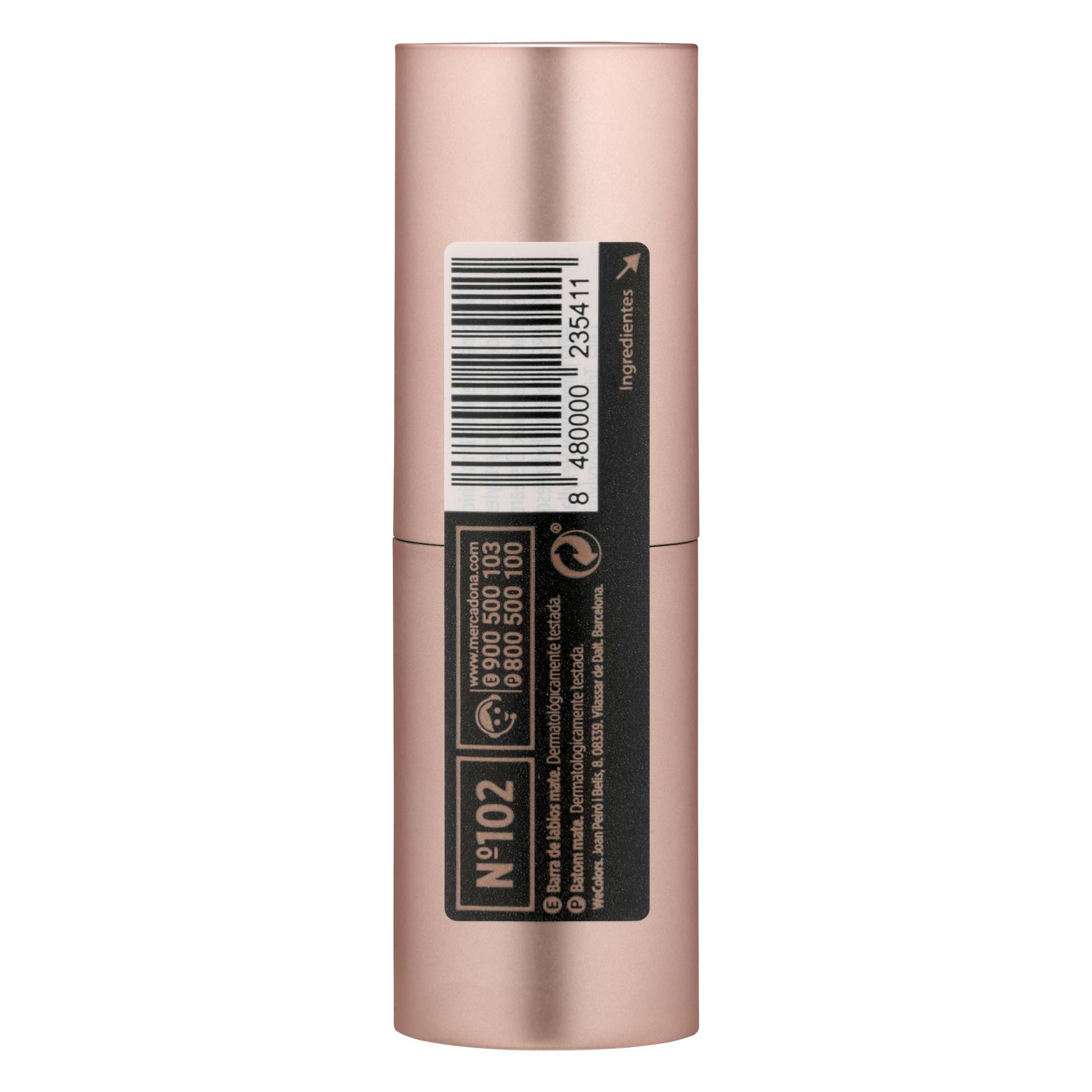 Rouge à lèvres mat Deliplus 102 caramel