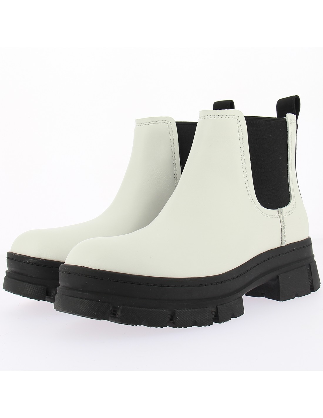 ugg chelsea boots femme ashton chelsea cuir blanc